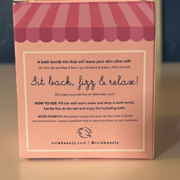 💄2 for $12 NCLA Pink Champagne Bath Treats - NWOT - Picture 3 of 5